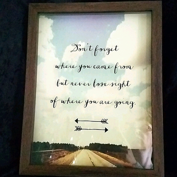 "Don't forget where you came from" picture - Picture 1 of 4